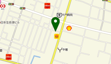 津開発パーキングの地図画像