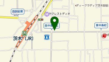 駅前モータープールの地図画像