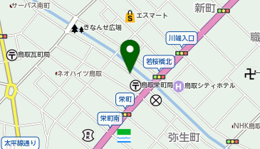 本通パーキングの地図画像