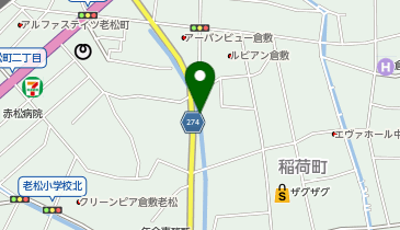 稲荷モータープールの地図画像