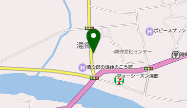 市営湯郷駐車場の地図画像