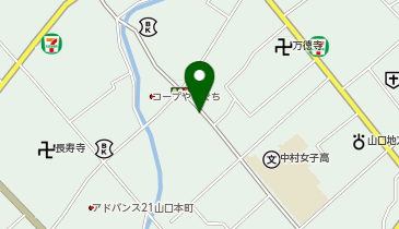 山口中央パーキングの地図画像