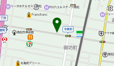 美術館通りパーキングの地図画像