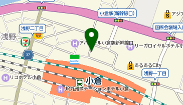 小倉駅自動車整理場の地図画像