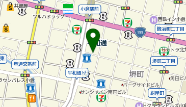 中央第二駐車場の地図画像