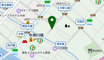 川端高速駐車場の地図画像