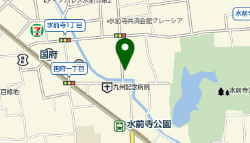 水前寺鳥居前有料駐車場の地図画像