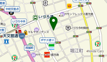 南国駐車場の地図画像