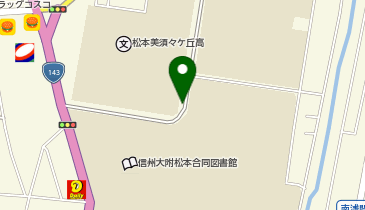 松本市営美須々駐車場の地図画像