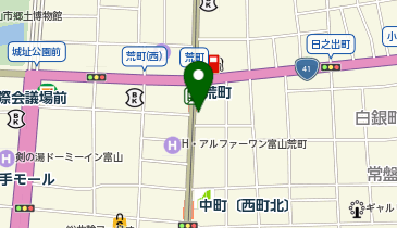 荒町グリーンパークの地図画像