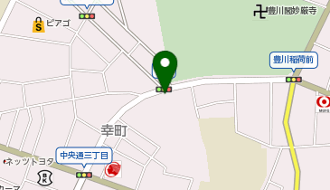 豊川閣参拝者専用駐車場の地図画像