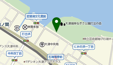 打出の森駐車場の地図画像