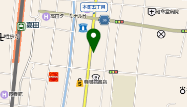 じょうえつ五番街駐車場の地図画像