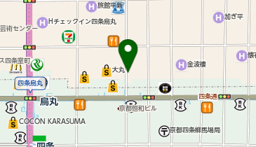 四条高倉駐車場の地図画像