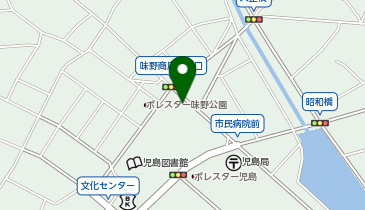 倉敷市児島市民交流センター第2駐車場の地図画像
