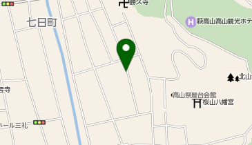 高山祭屋台会館駐車場の地図画像
