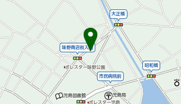倉敷市児島市民交流センター第3駐車場の地図画像