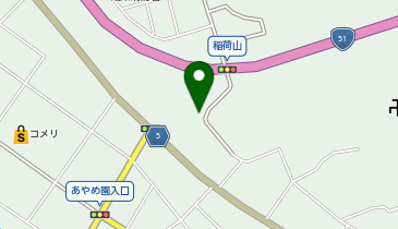 稲荷山公園専用無料駐車場の地図画像