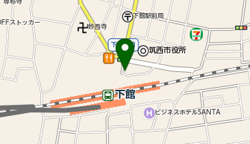 下館駅前広場駐車場の地図画像