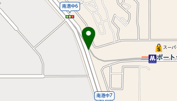 ポートタウン西駅前駐車場の地図画像