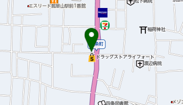 ジンジャモール瓢箪山駐車場の地図画像