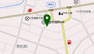 三笠市駐車場の地図画像