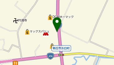 DCMホーマック 新庄店駐車場の地図画像