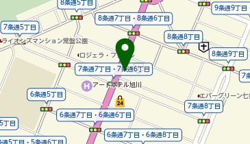 7・7パーキングの地図画像