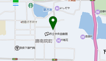 ならまち若草モータープールの地図画像