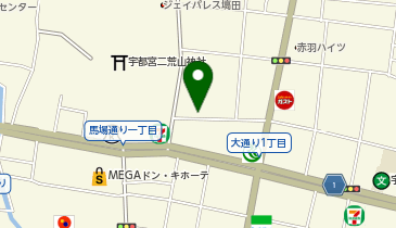 宮パーキングの地図画像