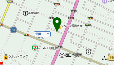 酒田駐車ビルの地図画像