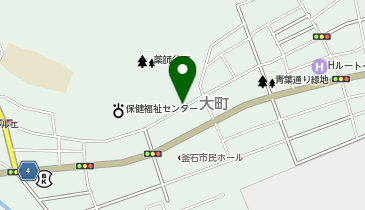 大町商店街駐車場の地図画像