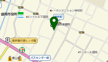 中央パーキング神明町の地図画像