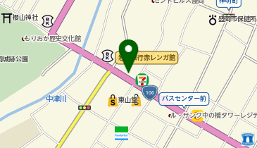 中ノ橋106ビルパーキングの地図画像