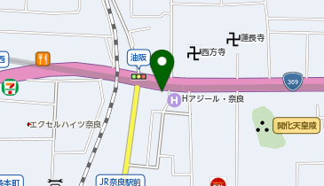 モータープール油阪の地図画像