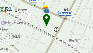 本町パーキングの地図画像