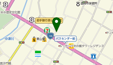 サンパーク中ノ橋駐車場の地図画像