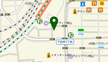 パークンパーク岡山駅前第2の地図画像