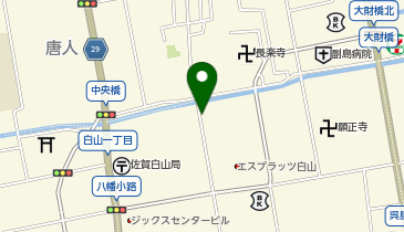 白山駐車場の地図画像