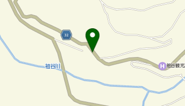 かずら橋観光駐車場の地図画像