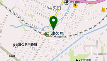 津久見市商店街公共駐車場の地図画像