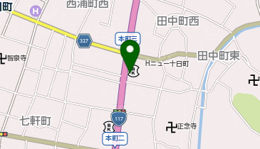 中央商店街駐車場の地図画像