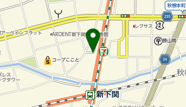 新下関駅時間制駐車場の地図画像