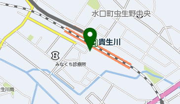 甲賀市営貴生川駅南駐車場の地図画像