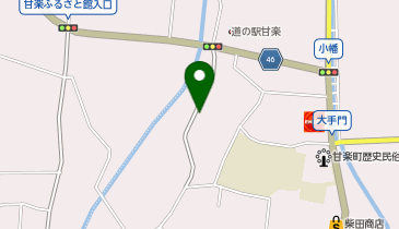 道の駅甘楽臨時駐車場の地図画像