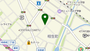 宇部興産ビル地下駐車場の地図画像