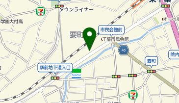 要町駐車場の地図画像