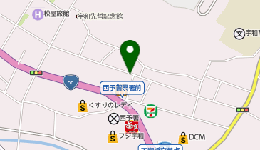 西予市宇和第4駐車場の地図画像