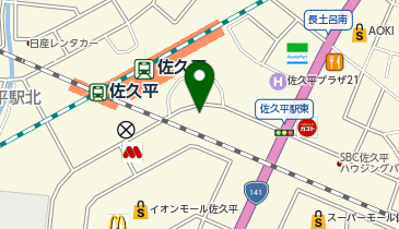 佐久平駅前第1駐車場の地図画像