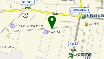 ホテルエスパル駐車場の地図画像